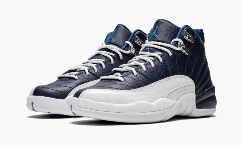 Nike Air Jordan 12 Retro (GS) 'Obsidian' Lasten Kengät Sininen Valkoinen | 184BNQVLF
