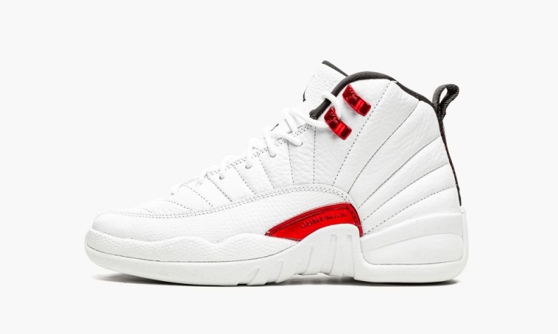 Nike Air Jordan 12 Retro GS \'Twist\' Lasten Kengät Valkoinen Mustat Punainen | 981HZDEBM