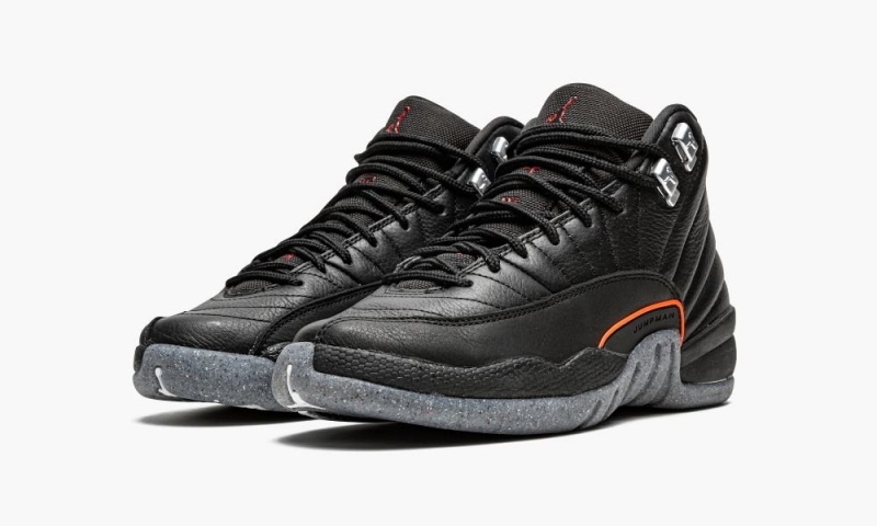 Nike Air Jordan 12 Retro GS 'Utility' Lasten Kengät Mustat | 940ZGOEBS