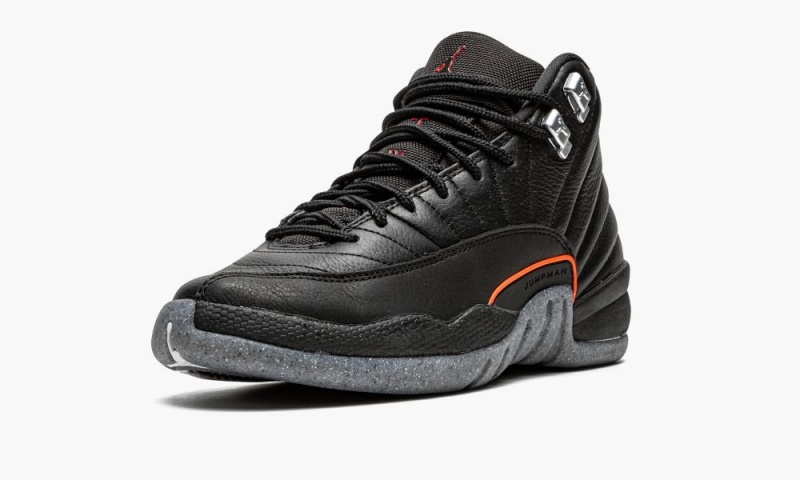 Nike Air Jordan 12 Retro GS 'Utility' Lasten Kengät Mustat | 940ZGOEBS