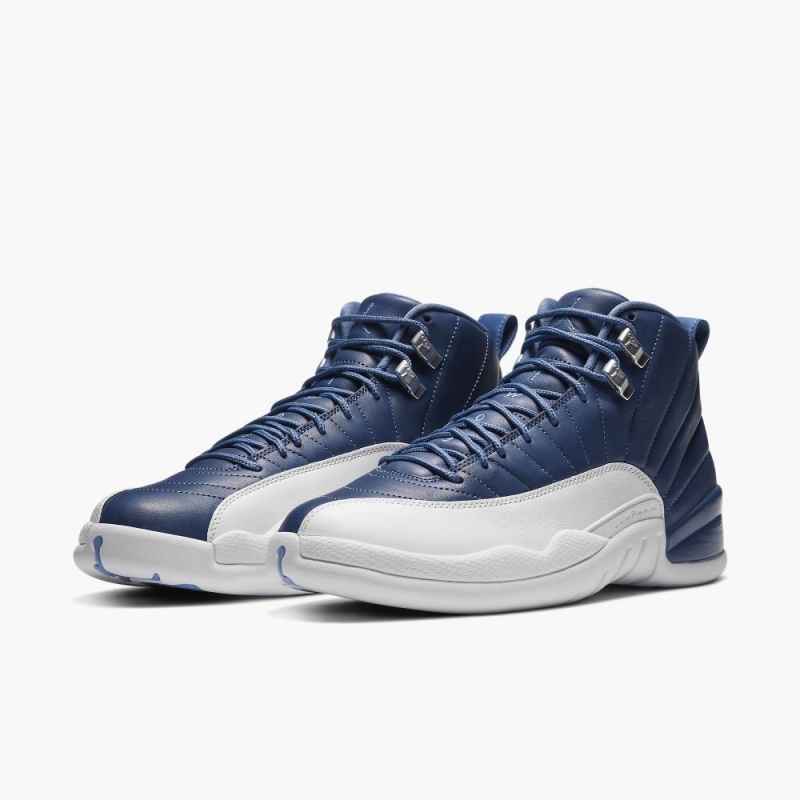 Nike Air Jordan 12 Retro 'Indigo' Miesten Kengät Harmaat Sininen Sininen | 583DIPSXM