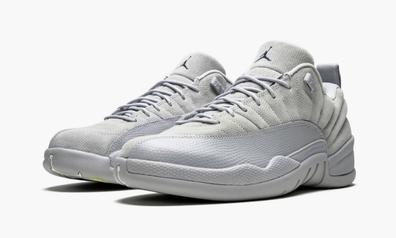Nike Air Jordan 12 Retro Low Miesten Kengät Harmaat Laivastonsininen | 258AQHGKS