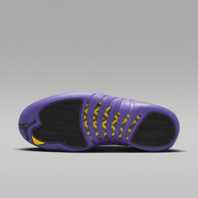 Nike Air Jordan 12 Retro Miesten Kengät Mustat Metal Kultaiset Violetit | 438OFMTDR
