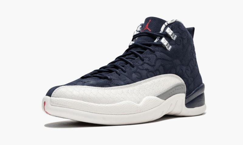Nike Air Jordan 12 Retro PRM 'International Flight' Miesten Kengät Laivastonsininen Valkoinen Punainen | 489XFRBOS