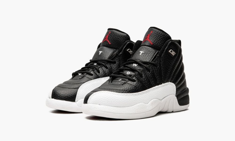 Nike Air Jordan 12 Retro PS 'Playoffs 2022' Lasten Kengät Mustat Punainen Valkoinen | 615FBCGZS
