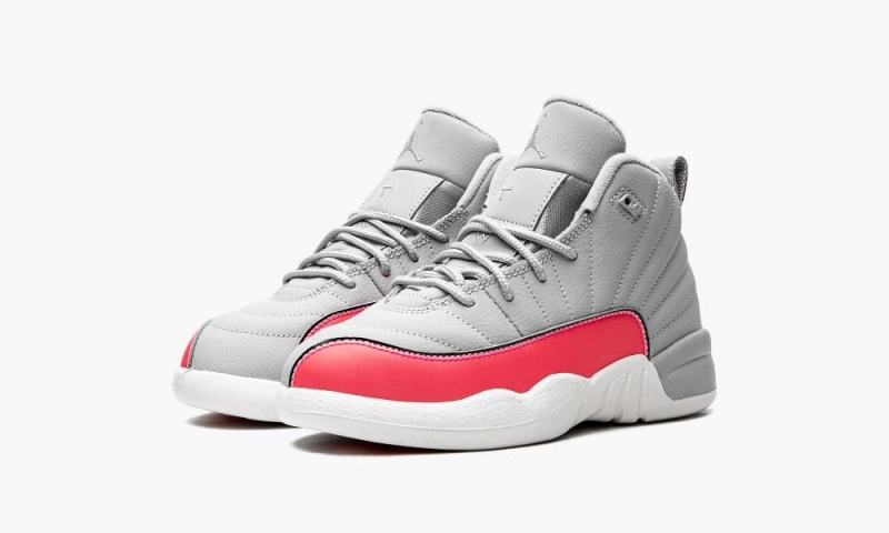 Nike Air Jordan 12 Retro PS 'Racer Pink' Lasten Kengät Harmaat Pinkki Mustat | 375RKTPVX