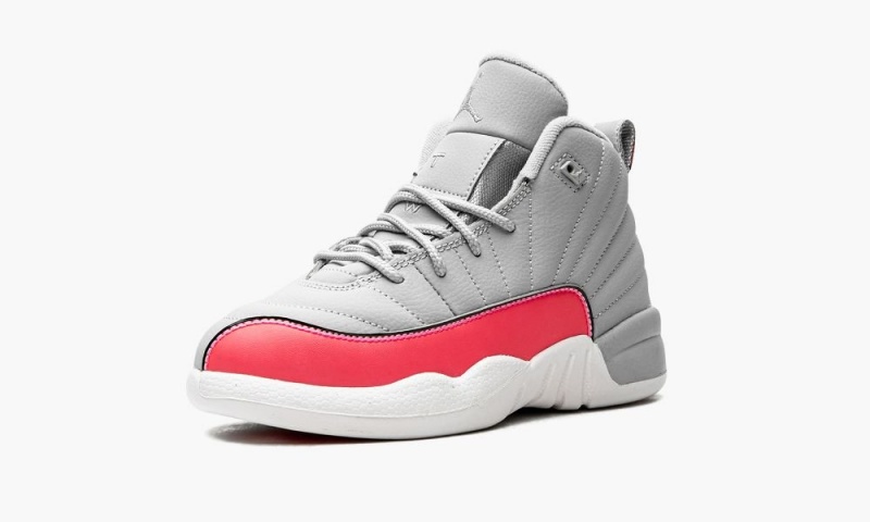 Nike Air Jordan 12 Retro PS 'Racer Pink' Lasten Kengät Harmaat Pinkki Mustat | 375RKTPVX