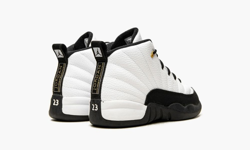 Nike Air Jordan 12 Retro PS 'Royalty' Lasten Kengät Valkoinen Metal Kultaiset Mustat | 712OERGBH