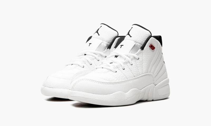 Nike Air Jordan 12 Retro (PS) 'Twist' Lasten Kengät Valkoinen Mustat Punainen | 895OYVKCD
