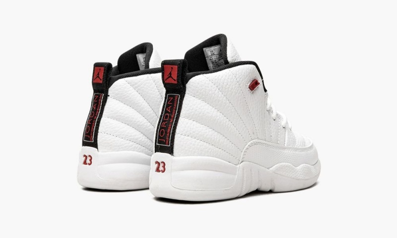 Nike Air Jordan 12 Retro (PS) 'Twist' Lasten Kengät Valkoinen Mustat Punainen | 895OYVKCD
