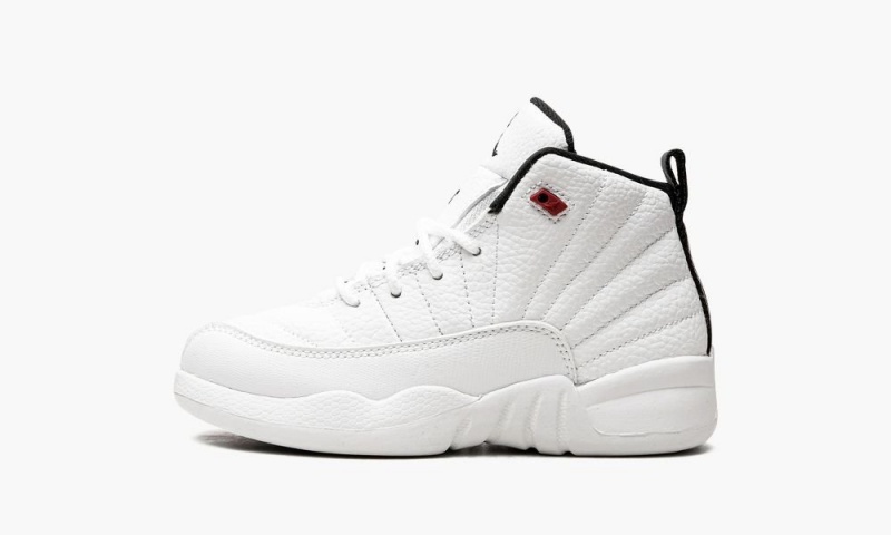Nike Air Jordan 12 Retro (PS) \'Twist\' Lasten Kengät Valkoinen Mustat Punainen | 895OYVKCD