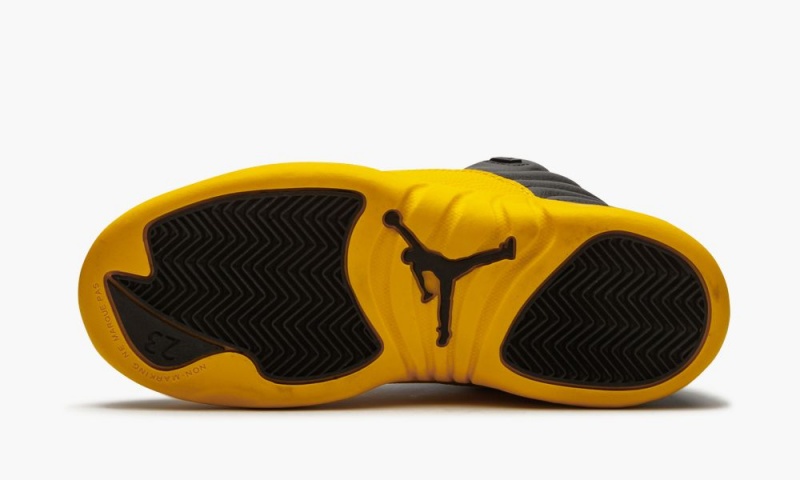 Nike Air Jordan 12 Retro (PS) 'University Gold' Lasten Kengät Mustat Kultaiset Mustat | 256VYFTMG