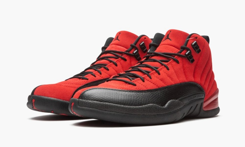 Nike Air Jordan 12 Retro 'Reverse Flu Game' Miesten Kengät Punainen Mustat | 937MPYQKA