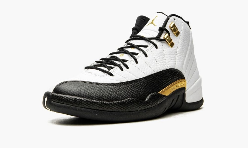 Nike Air Jordan 12 Retro 'Royalty Taxi' Miesten Kengät Valkoinen Mustat Metal Kultaiset | 963HPRWXU