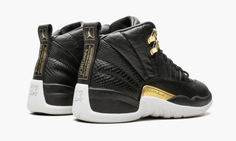 Nike Air Jordan 12 Retro 'Snakeskin' Naisten Kengät Mustat Metal Kultaiset Valkoinen | 390YRJUSV