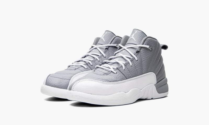 Nike Air Jordan 12 Retro 'Stealth' Lasten Kengät Valkoinen Harmaat | 169EUHDYZ