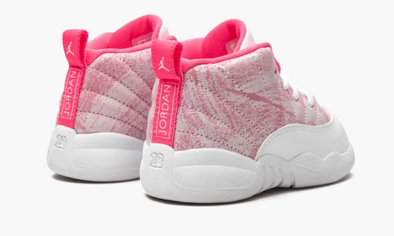 Nike Air Jordan 12 Retro TD 'Artic Punch' Lasten Kengät Valkoinen Pinkki | 267DQBPLF