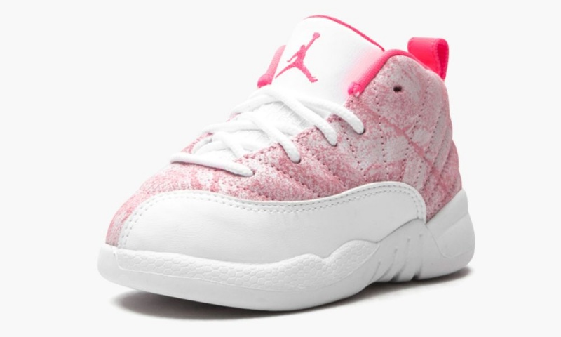 Nike Air Jordan 12 Retro TD 'Artic Punch' Lasten Kengät Valkoinen Pinkki | 267DQBPLF
