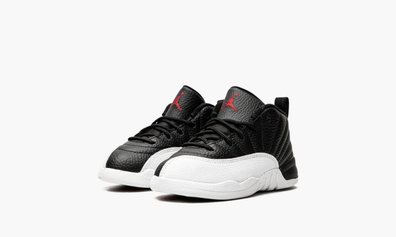 Nike Air Jordan 12 Retro TD 'Playoffs 2022' Lasten Kengät Mustat Punainen Valkoinen | 986IXLKMD