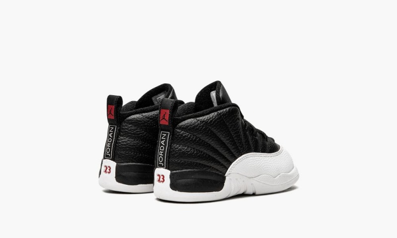 Nike Air Jordan 12 Retro TD 'Playoffs 2022' Lasten Kengät Mustat Punainen Valkoinen | 986IXLKMD
