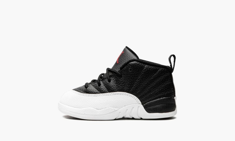 Nike Air Jordan 12 Retro TD \'Playoffs 2022\' Lasten Kengät Mustat Punainen Valkoinen | 986IXLKMD