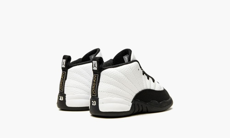 Nike Air Jordan 12 Retro TD 'Royalty' Lasten Kengät Valkoinen Metal Kultaiset Mustat | 547DUERMA