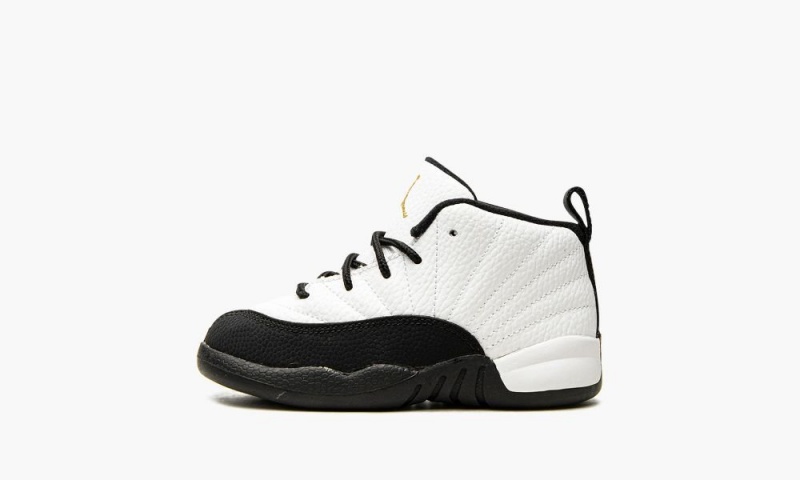 Nike Air Jordan 12 Retro TD \'Royalty\' Lasten Kengät Valkoinen Metal Kultaiset Mustat | 547DUERMA