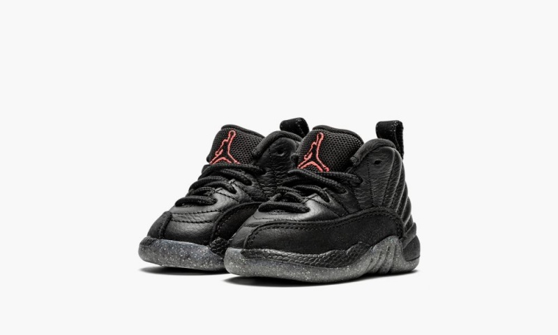 Nike Air Jordan 12 Retro TD 'Utility' Lasten Kengät Mustat | 509YXUOHI