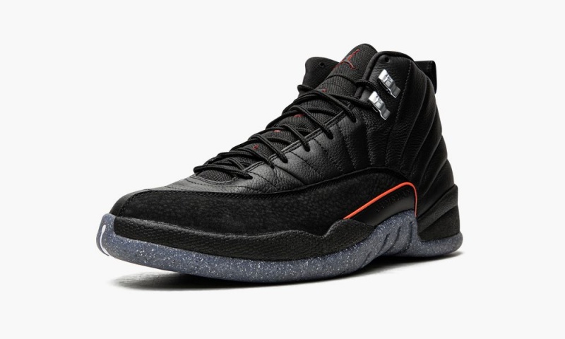 Nike Air Jordan 12 Retro 'Utility' Miesten Kengät Mustat Mustat Vaaleanpunainen | 182WRSJDQ