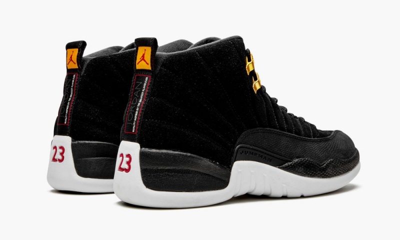 Nike Air Jordan 12 'Reverse Taxi' Miesten Kengät Mustat Kultaiset Valkoinen | 897ILNQRB