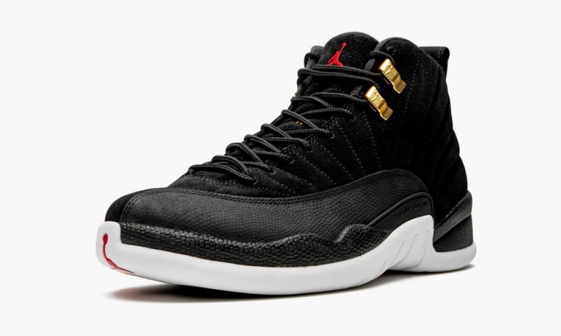 Nike Air Jordan 12 'Reverse Taxi' Miesten Kengät Mustat Kultaiset Valkoinen | 897ILNQRB