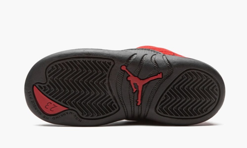 Nike Air Jordan 12 TD 'Reverse Flu Game' Lasten Kengät Punainen Mustat | 435BCXJZH