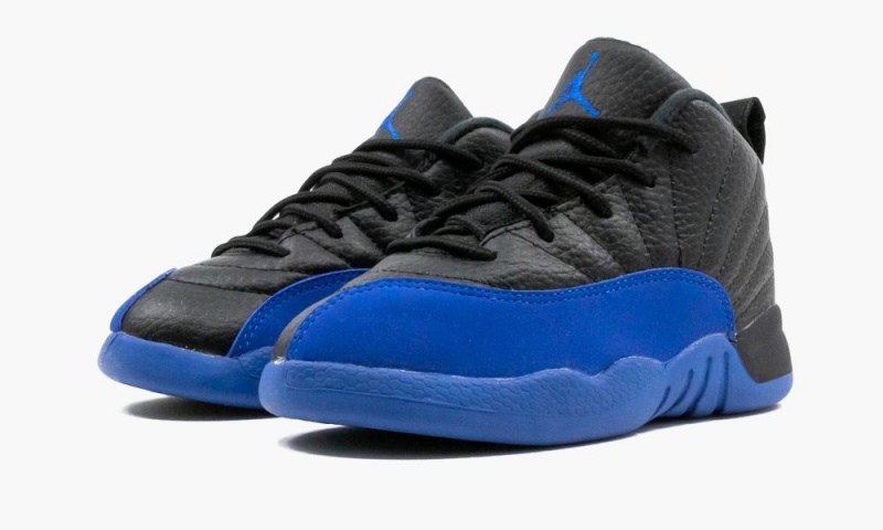 Nike Air Jordan 12 TD 'Royal' Lasten Kengät Mustat Kuninkaallinen Sininen | 406HGIURS