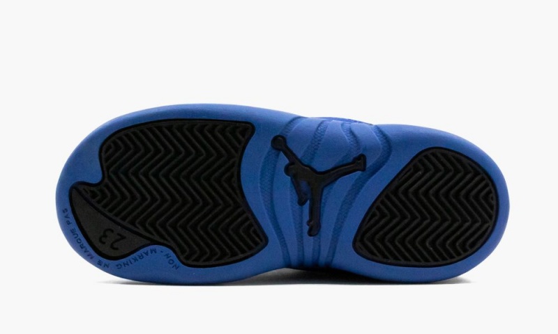 Nike Air Jordan 12 TD 'Royal' Lasten Kengät Mustat Kuninkaallinen Sininen | 406HGIURS