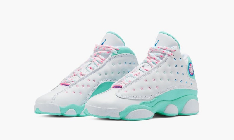 Nike Air Jordan 13 GS 'Aurora Green' Lasten Kengät Valkoinen Vihreä | 079LIHQFX