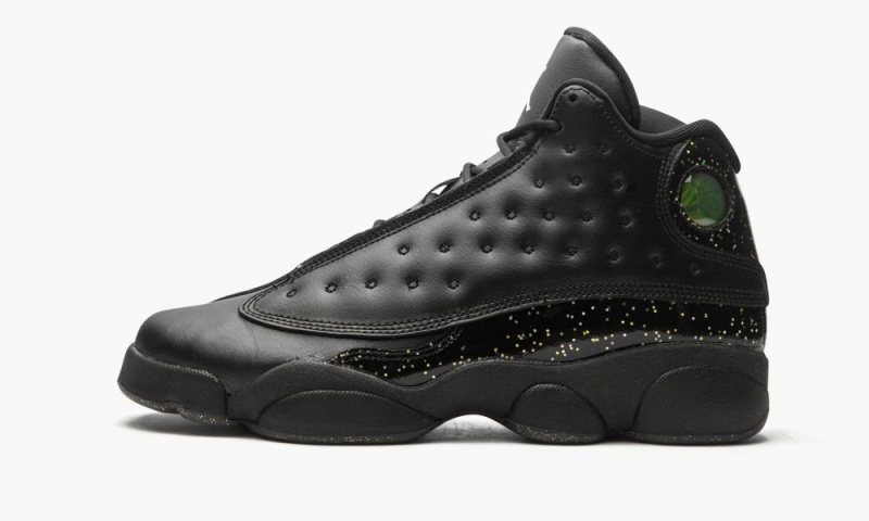 Nike Air Jordan 13 GS \'Gold Glitter\' Lasten Kengät Mustat Metal Kultaiset | 258BGSQHN