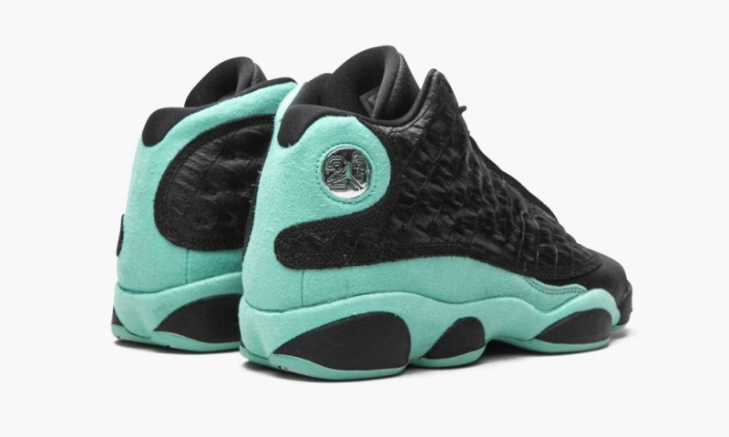 Nike Air Jordan 13 GS 'Island Green' Lasten Kengät Mustat Metal Hopea | 627ANOTSC