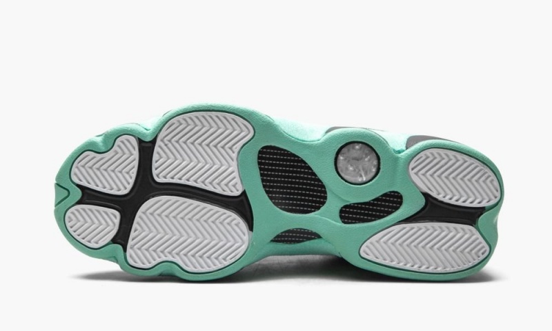 Nike Air Jordan 13 GS 'Island Green' Lasten Kengät Mustat Metal Hopea | 627ANOTSC