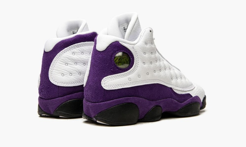 Nike Air Jordan 13 GS 'Lakers' Lasten Kengät Valkoinen Mustat Violetit | 360UFRYZI