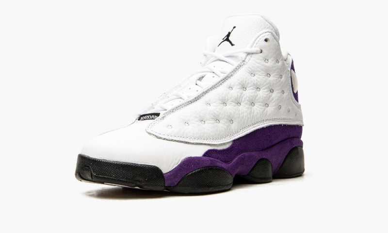 Nike Air Jordan 13 GS 'Lakers' Lasten Kengät Valkoinen Mustat Violetit | 360UFRYZI