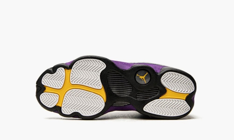 Nike Air Jordan 13 GS 'Lakers' Lasten Kengät Valkoinen Mustat Violetit | 360UFRYZI