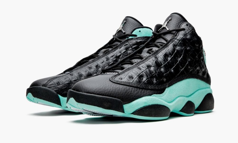 Nike Air Jordan 13 'Island Green' Miesten Kengät Mustat Metal Hopea Vihreä | 064OJKZID