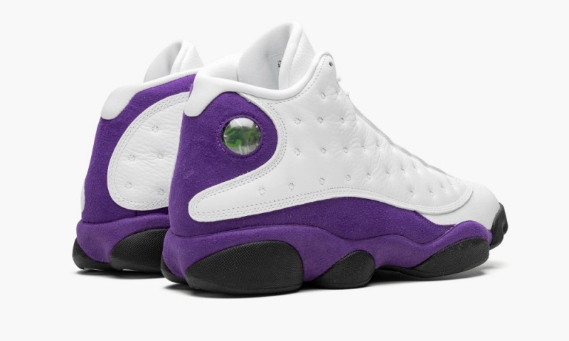 Nike Air Jordan 13 'Lakers' Miesten Kengät Valkoinen Mustat Violetit Kultaiset | 751ZHXVOR