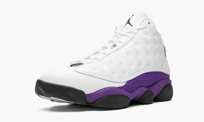 Nike Air Jordan 13 'Lakers' Miesten Kengät Valkoinen Mustat Violetit Kultaiset | 751ZHXVOR