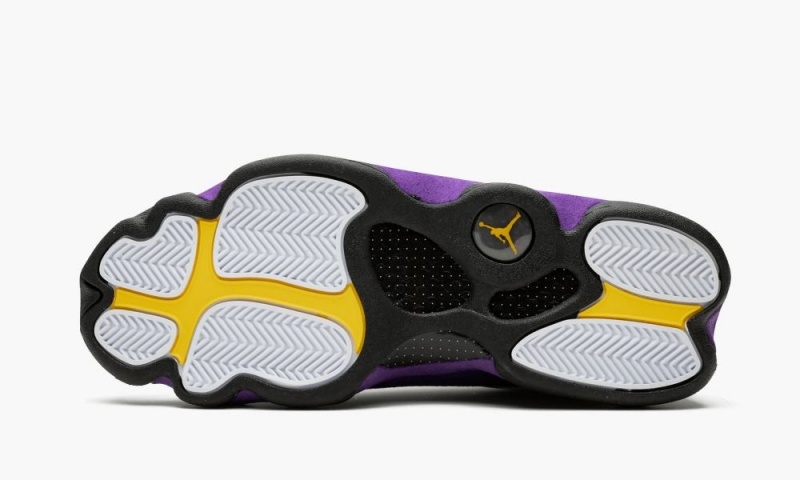 Nike Air Jordan 13 'Lakers' Miesten Kengät Valkoinen Mustat Violetit Kultaiset | 751ZHXVOR