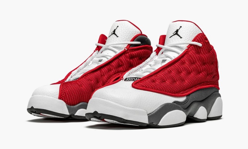 Nike Air Jordan 13 (PS) 'Red Flint' Lasten Kengät Punainen Harmaat Valkoinen Mustat | 015NLRZBT