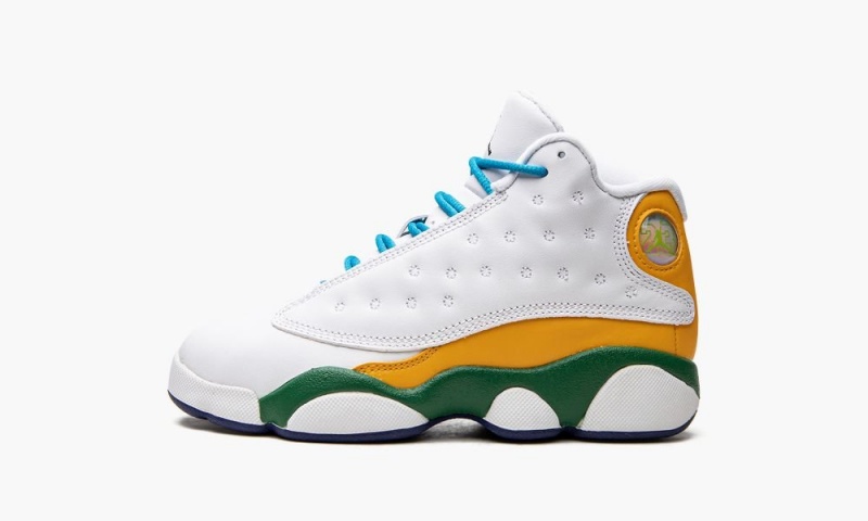 Nike Air Jordan 13 Retro KSA (PS) Lasten Kengät Valkoinen Mustat Violetit | 781FXELCR