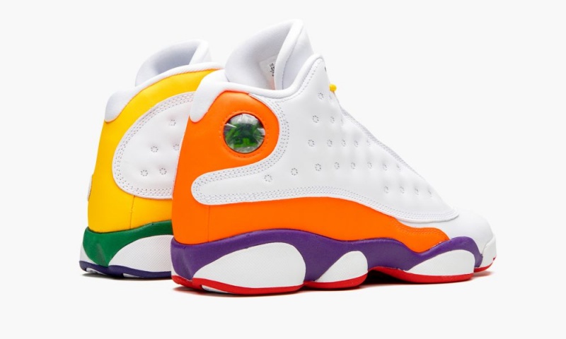 Nike Air Jordan 13 Retro KSA 'Playground' Lasten Kengät Valkoinen Mustat Oranssi | 852EMZTDK