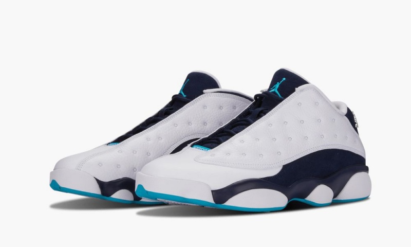 Nike Air Jordan 13 Retro Low 'Hornets' Miesten Kengät Valkoinen Sininen | 942MGBVYX
