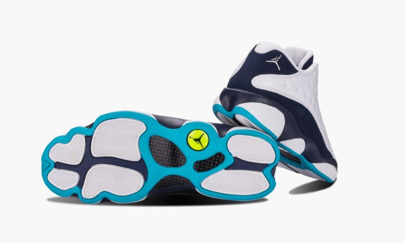 Nike Air Jordan 13 Retro Low 'Hornets' Miesten Kengät Valkoinen Sininen | 942MGBVYX